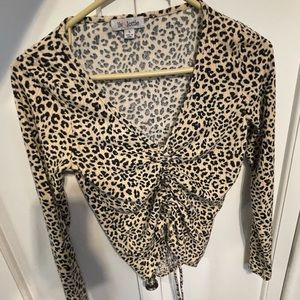 Leopard long sleeve top